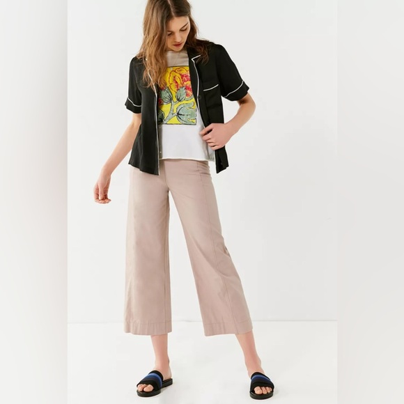 Urban Outfitters Pants - Urban Outfitters Dora High-Rise Wide-Leg Pant Mauve